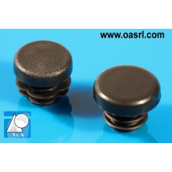 Dop pentru ţeavă, Diametru 12.0mm lungime 11.5mm, din plastic, negru